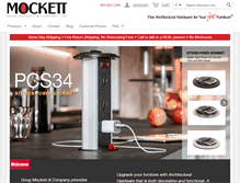 Tablet Screenshot of mockett.com